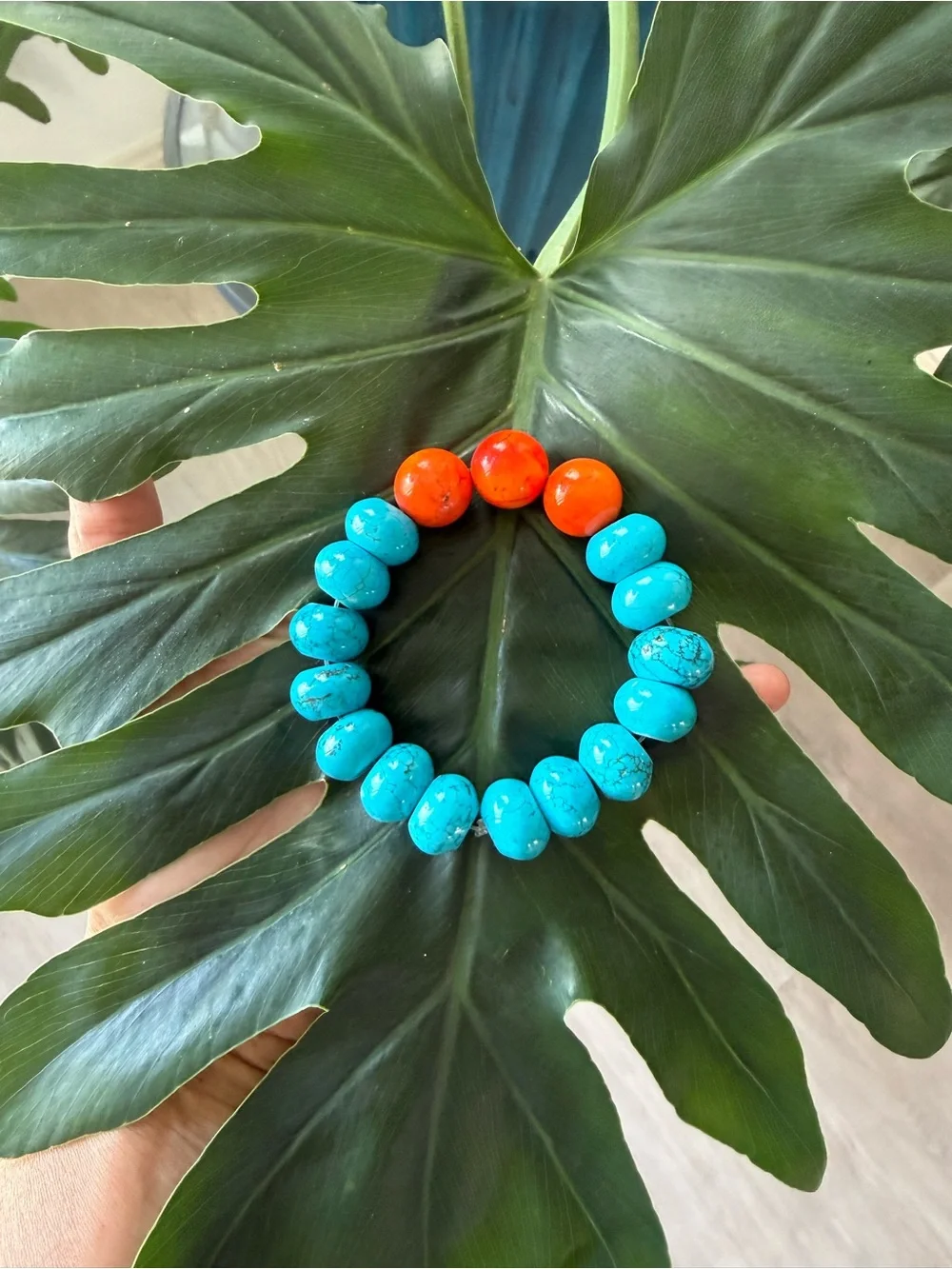 Handmade Howlite Bracelet